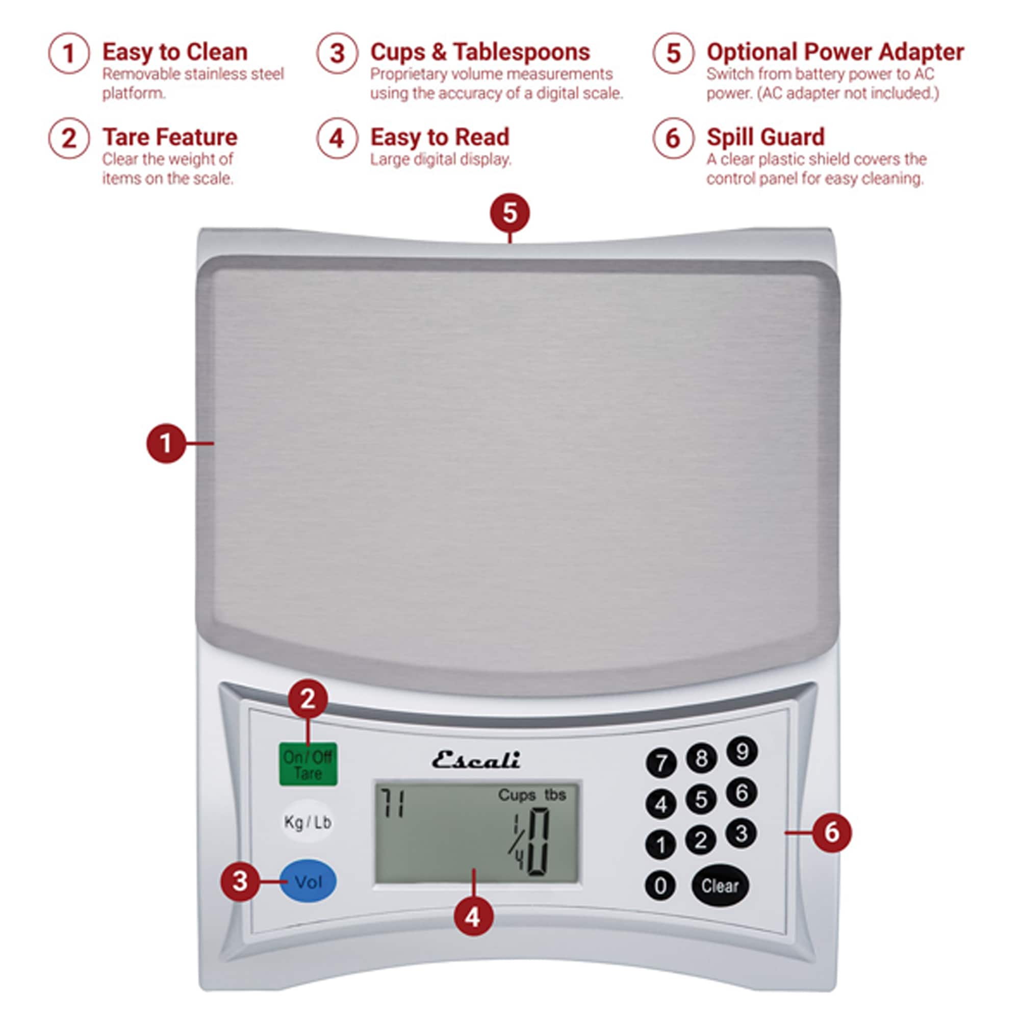 Escali Pana Baking Scale